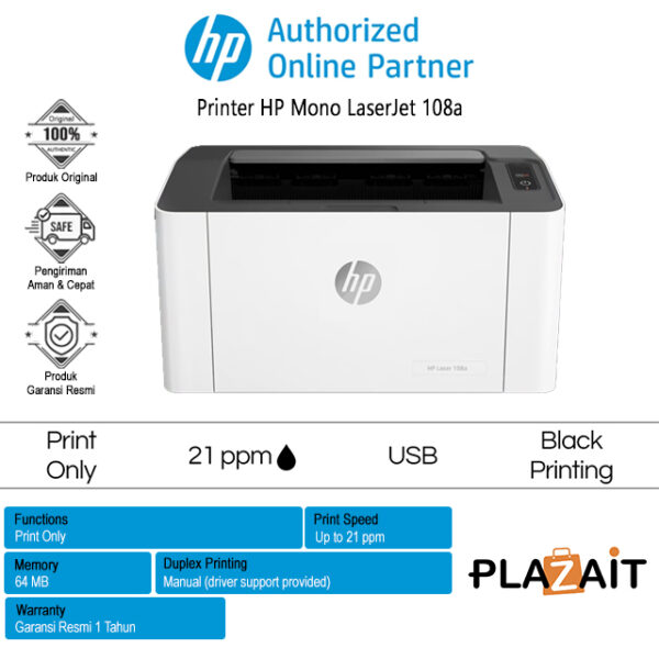printer hp Laser 108A