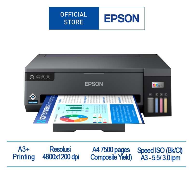 Printer EcoTank Epson L11050 A3+ WiFi Pengganti Printer L1300 Garansi